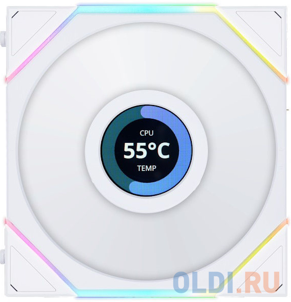 LIAN LI UNI FAN TL LCD 120mm 1900RPM sRGB White (1pcs)