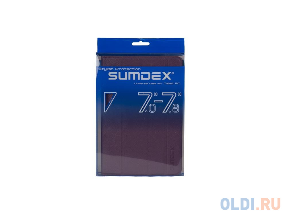 Чехол Sumdex универсальный для планшетов 7-7.8" фиолетовый TCC-700 VT фото