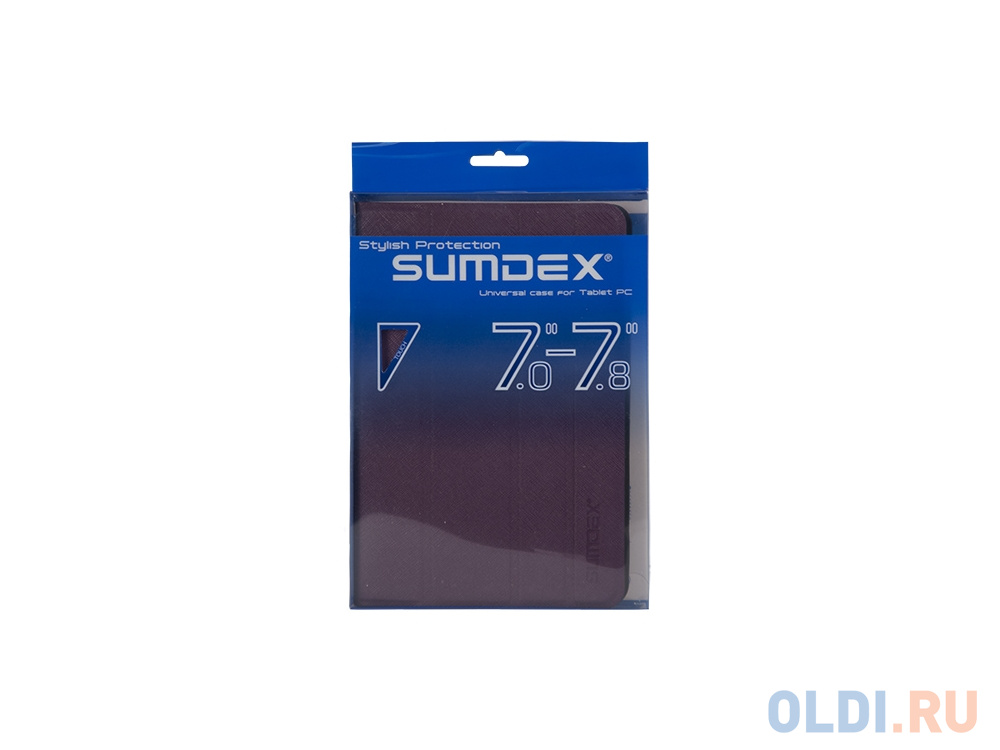 Чехол Sumdex универсальный для планшетов 7-7.8" фиолетовый TCH-704 VT фото