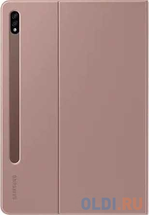 Чехол Samsung для Samsung Galaxy Tab S7 Book Cover полиуретан розовое золото (EF-BT630PAEGRU), цвет розовый - фото 2