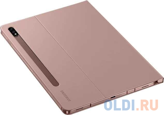 Чехол Samsung для Samsung Galaxy Tab S7 Book Cover полиуретан розовое золото (EF-BT630PAEGRU), цвет розовый - фото 8