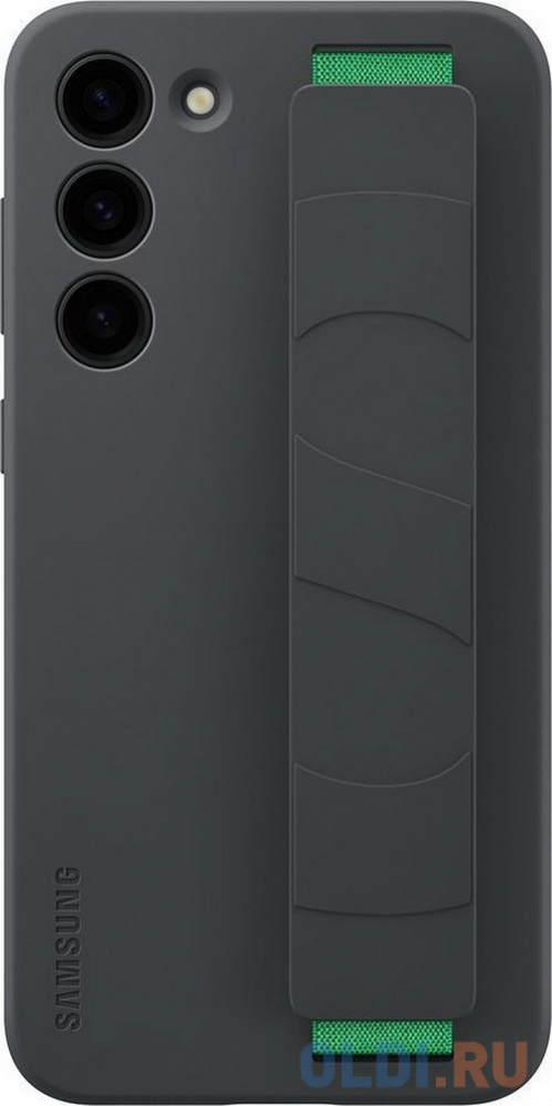 Чехол (клип-кейс) Samsung для Samsung Galaxy S23+ Silicone Grip Case черный (EF-GS916TBEGRU) - фото 1