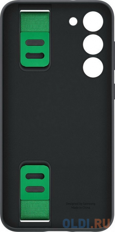 Чехол (клип-кейс) Samsung для Samsung Galaxy S23+ Silicone Grip Case черный (EF-GS916TBEGRU) фото