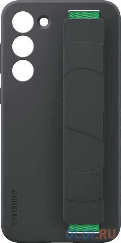 Чехол (клип-кейс) Samsung для Samsung Galaxy S23+ Silicone Grip Case черный (EF-GS916TBEGRU) - фото 4