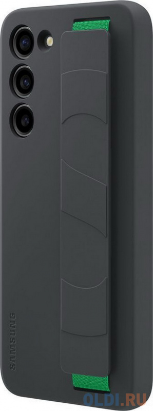 Чехол (клип-кейс) Samsung для Samsung Galaxy S23+ Silicone Grip Case черный (EF-GS916TBEGRU) фото