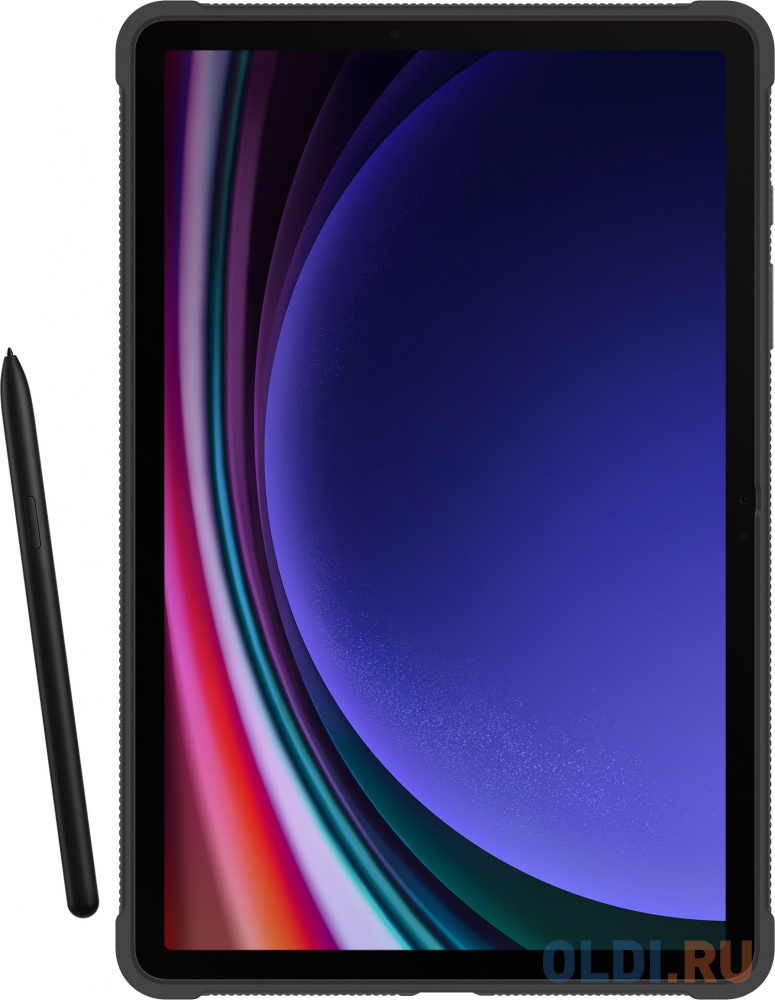 Чехол-крышка Samsung для Samsung Galaxy Tab S9 Outdoor Cover поликарбонат/полиуретан титан (EF-RX710CBEGRU) фото