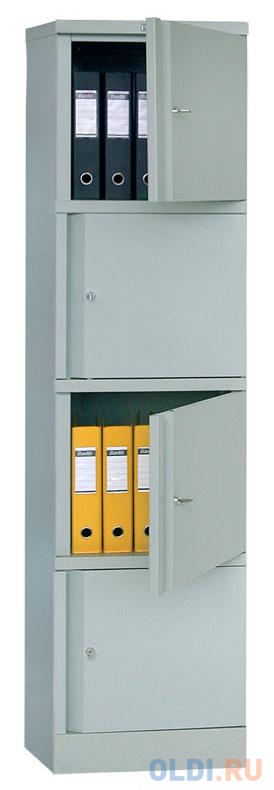 

Шкаф Практик AM 1845/4 (S20499181402) архивный 1830x472x458мм серый/серый