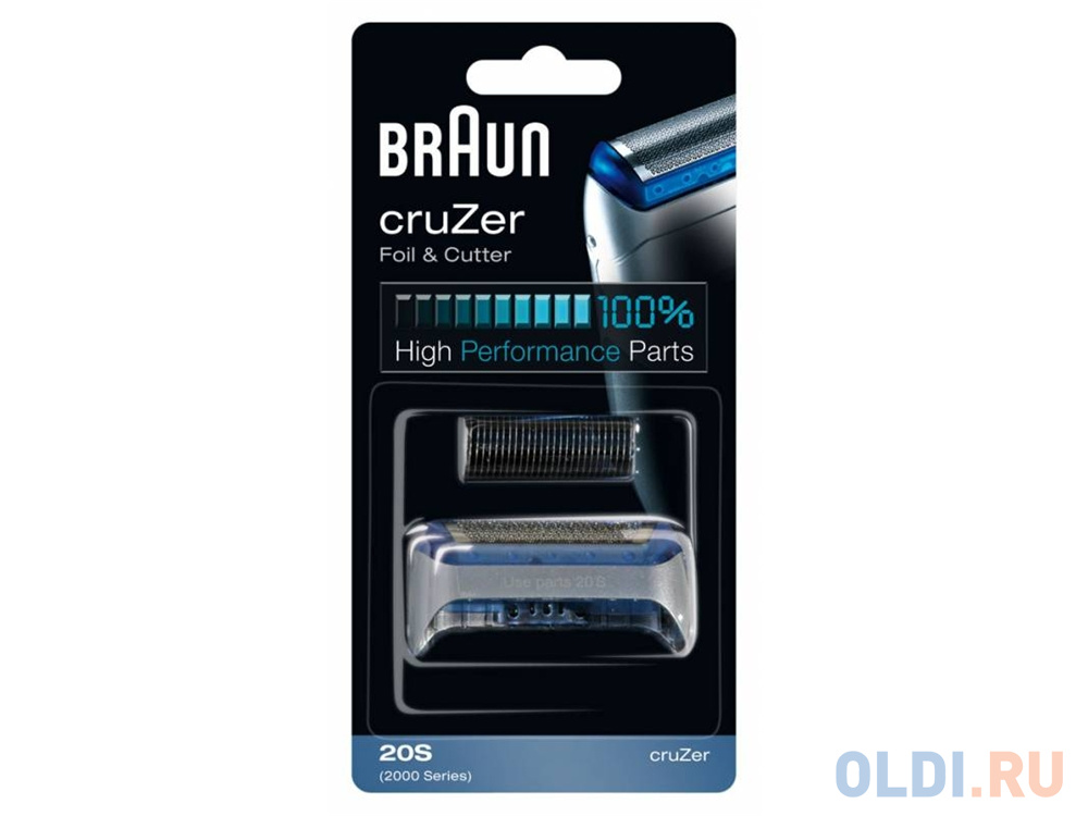 

Сетка Braun 20S CruZer для бритвы Braun 2000 серии серый