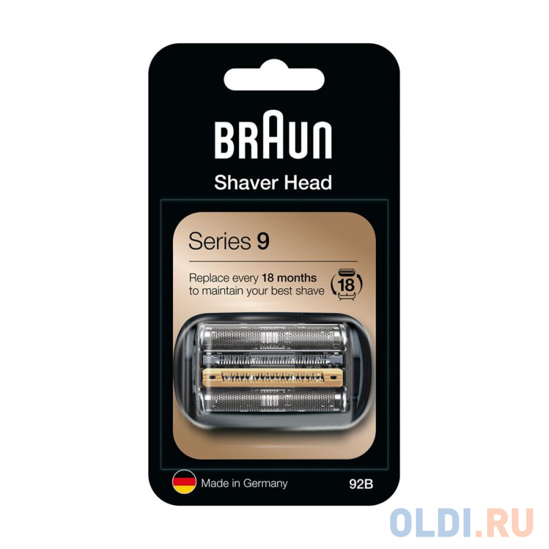 

Сетка и режущий блок Braun S9 92B Black для бритв (упак.:1шт)
