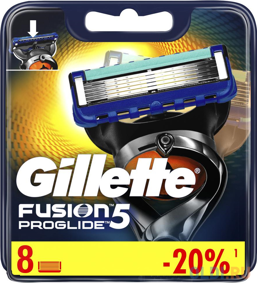 

Gillette Сменные кассеты Fusion5 ProGlide, 8 шт.