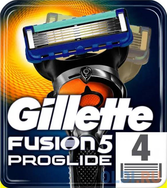 Gillette Сменные кассеты Fusion5 ProGlide, 4 шт.