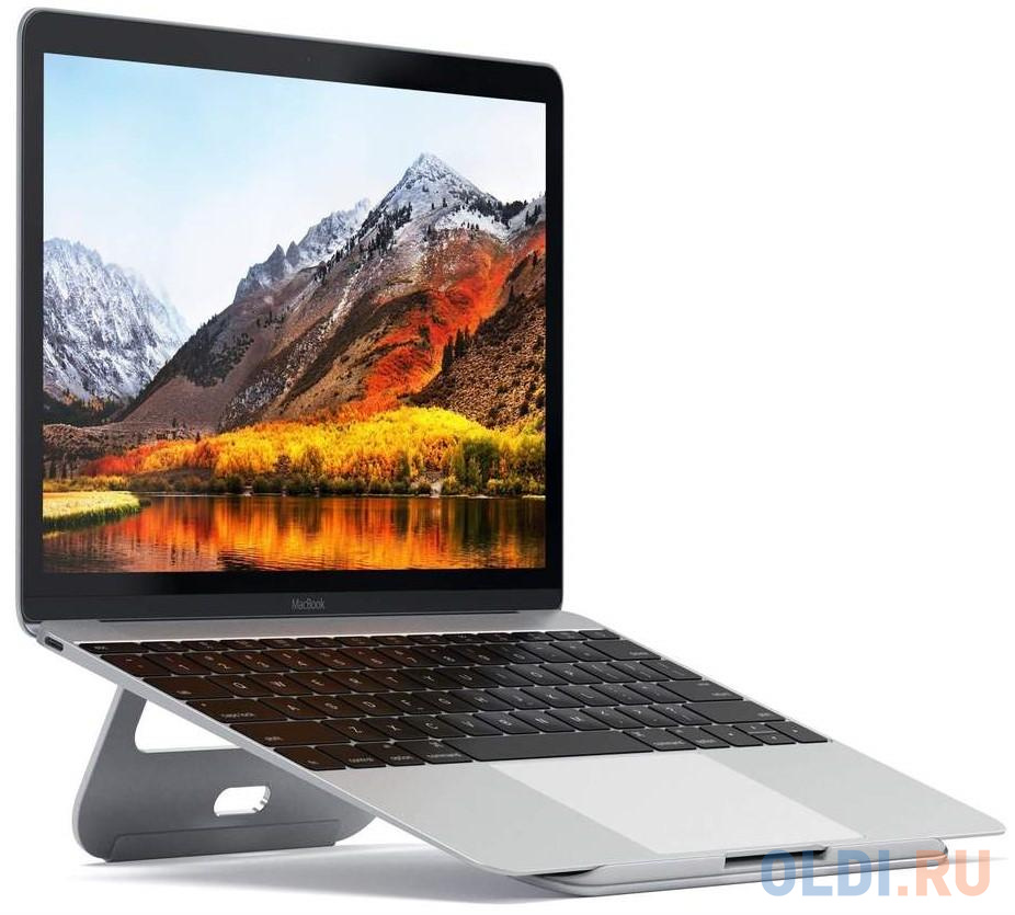 Подставка Satechi Aluminum Portable & Adjustable Laptop Stand для ноутбуков Apple MacBook. Материал алюминий. Цвет серебряный.