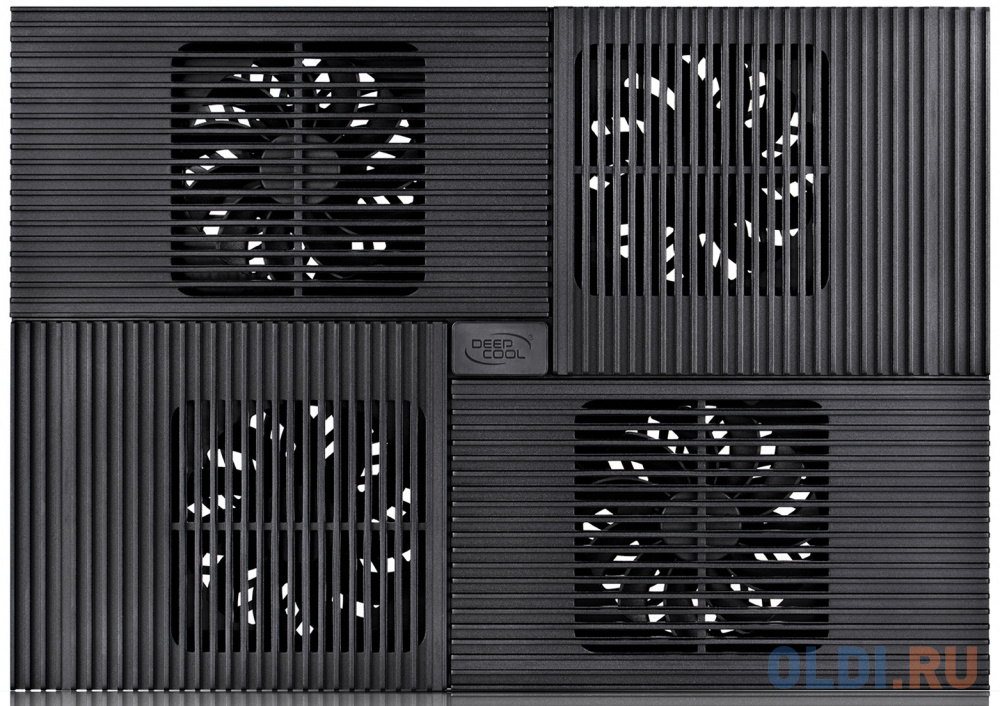Подставка для ноутбука 17" Deepcool MULTI CORE X8 381x268x29mm 2xUSB 1290g Fan-control 23dB черный DP-N422-X8BK