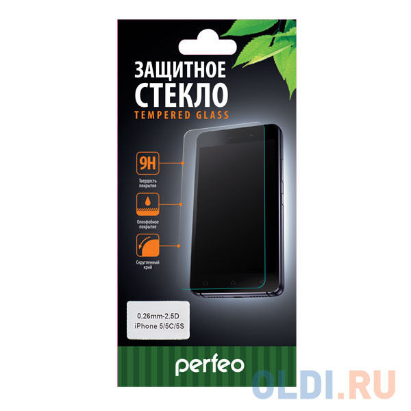 

Защитное стекло Perfeo для Apple iPhone 5/5C/5S глянцевое PF-TG-APL-IPH5/5C/5S