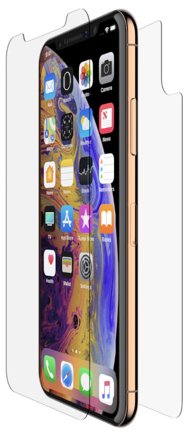 

Защитное стекло для экрана и задней крышки Belkin InvisiGlass Ultra для Apple iPhone XS Max прозрачная (F8W931DSAPL)