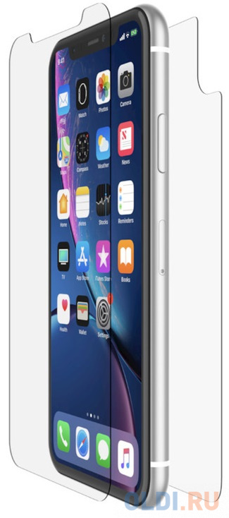 

Защитное стекло для экрана и задней крышки Belkin InvisiGlass Ultra для Apple iPhone XR прозрачная (F8W932DSAPL)
