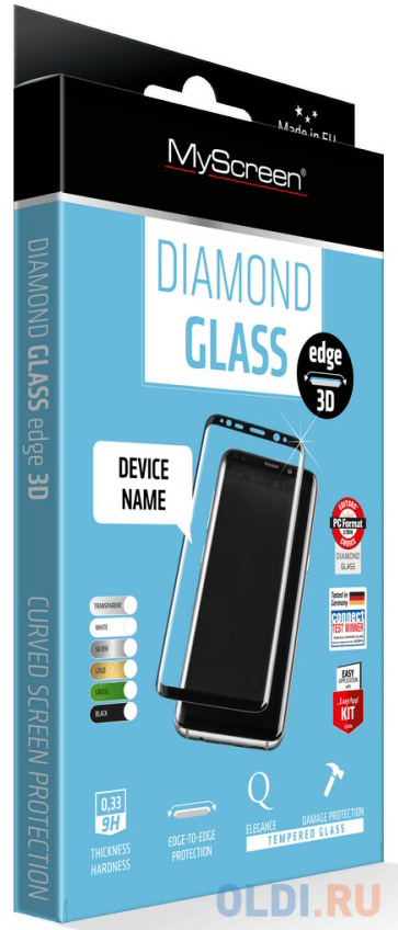

Защитное стекло Lamel MyScreen LITE Glass edge для iPhone 6 iPhone 6S Plus 0.33 мм MD2156TG (черное)