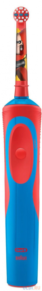 

Зубная щетка электрическая Oral-B Vitality Kids D12.513K Incredibles2 красный/синий