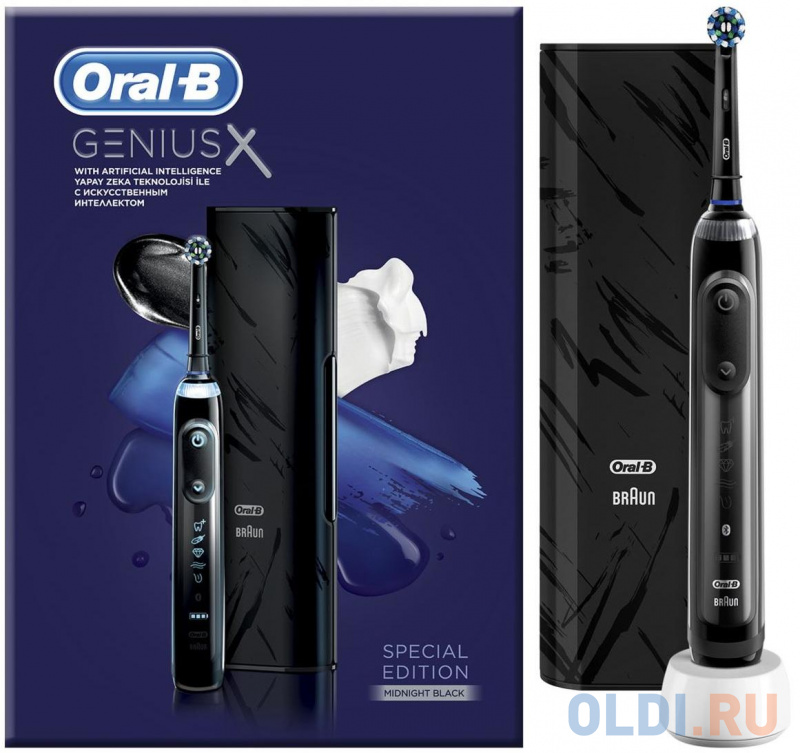 

Зубная щетка электрическая Oral-B Genius X Special Edition черный