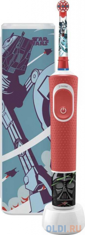 

Зубная щетка электрическая Oral-B StarWars D100.413.2KX красный