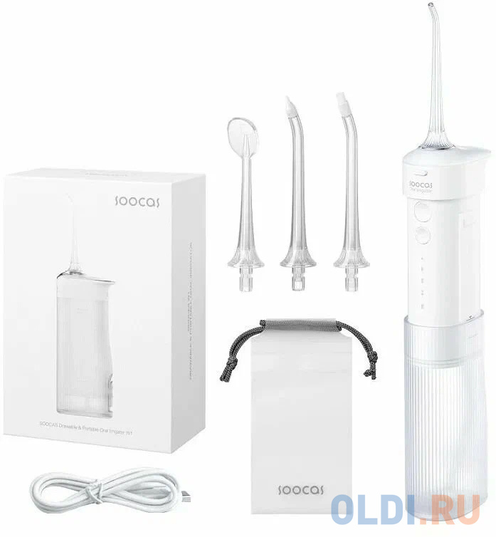 

Ирригатор Xiaomi SOOCAS Portable Oral Irrigator W1 белый