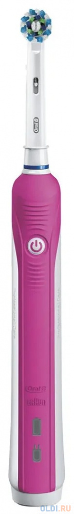 Электрическая зубная щетка Braun Oral-B Pro 750 Limited Edition розовый oral b детская электрическая зубная щетка oral b stagespower starwars