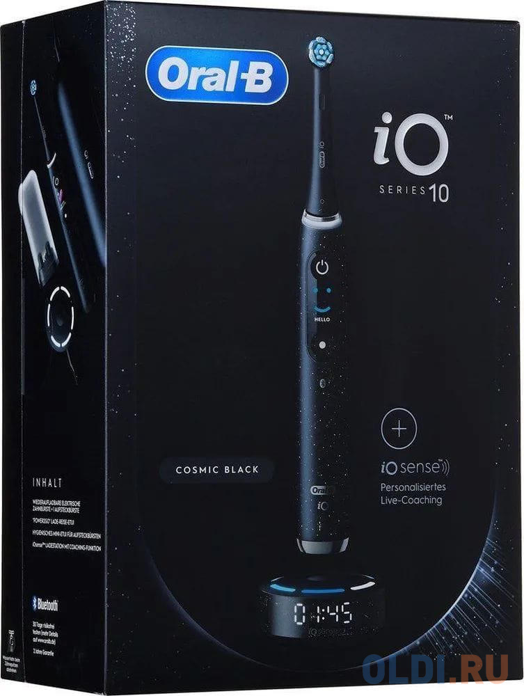 Электрическая зубная щетка Braun Oral-B iO Series 10 Cosmic чёрный Вид№2