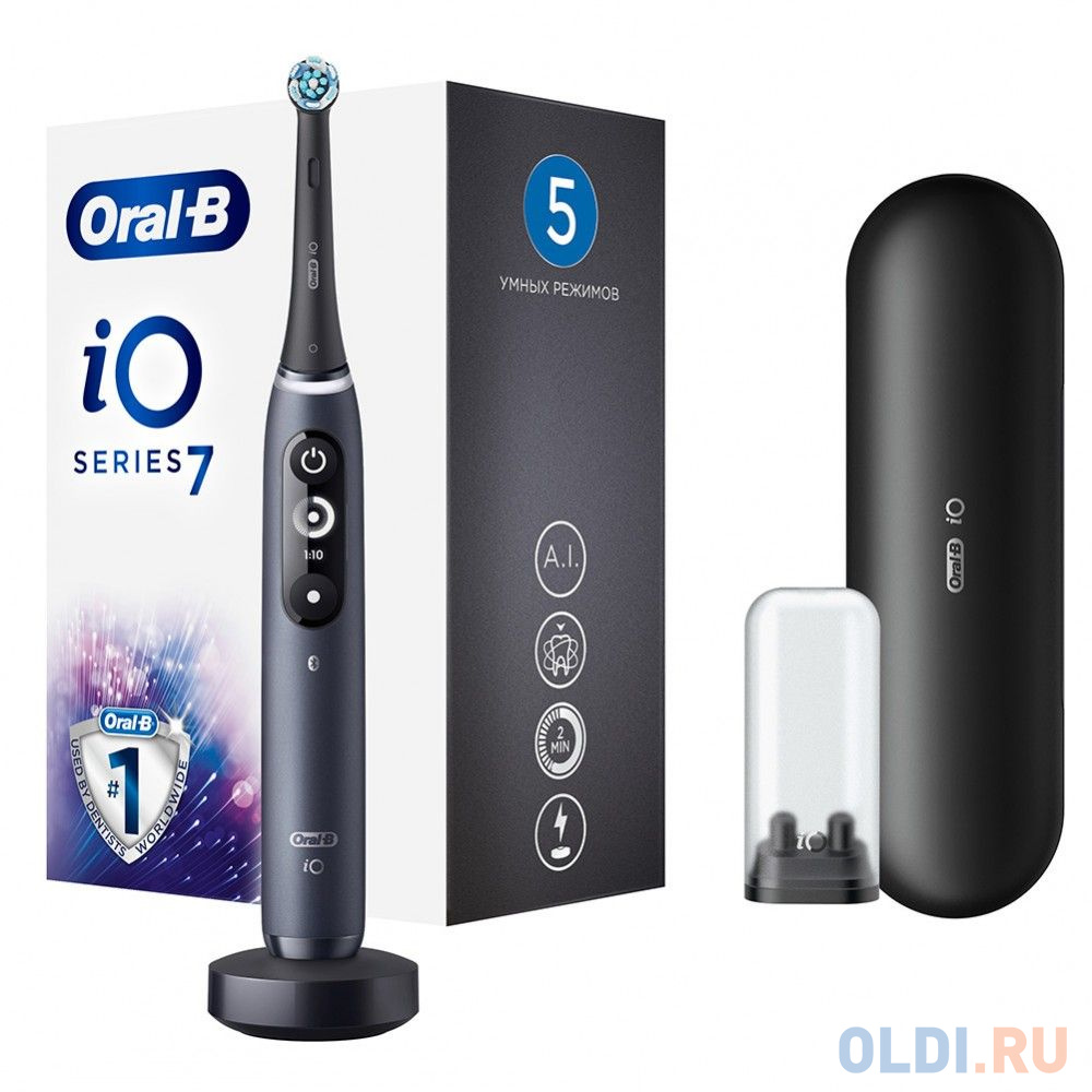 

Зубная щетка электрическая Oral-B iO Series 7 Onyx черный