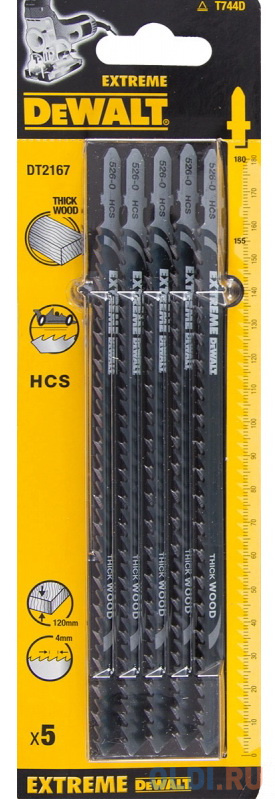 

Пилка д/лобзика DEWALT DT2084-QZ п/сэндвич-панелям BIM EXTREME. 1180x148x2x120 мм, T718BF 5шт