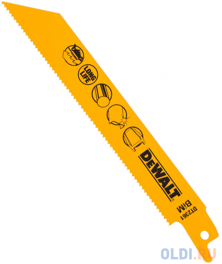 

Полотно д/сабельн.пил BiM п/мет. S922BF,5шт DeWalt