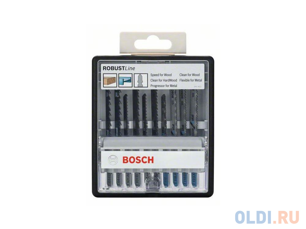 Лобзиковая пилка Bosch Robust Line 10шт 2607010542