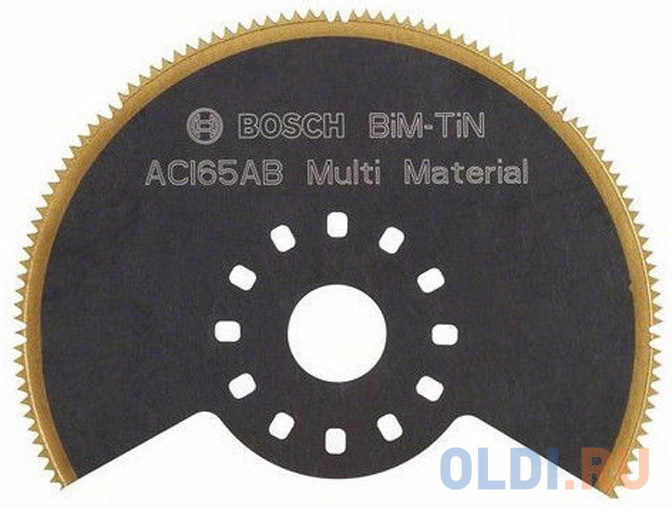 

Полотно пильное для МФИ BOSCH ACI65EB (2.608.661.759) сегм.диск, BiM-TiN, 65мм, универсальное