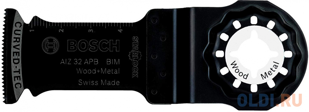 

Погружное пильное полотно BOSCH BIM AIZ 32 APB Wood and Metal (2.608.661.644) 50x28мм дер./гв