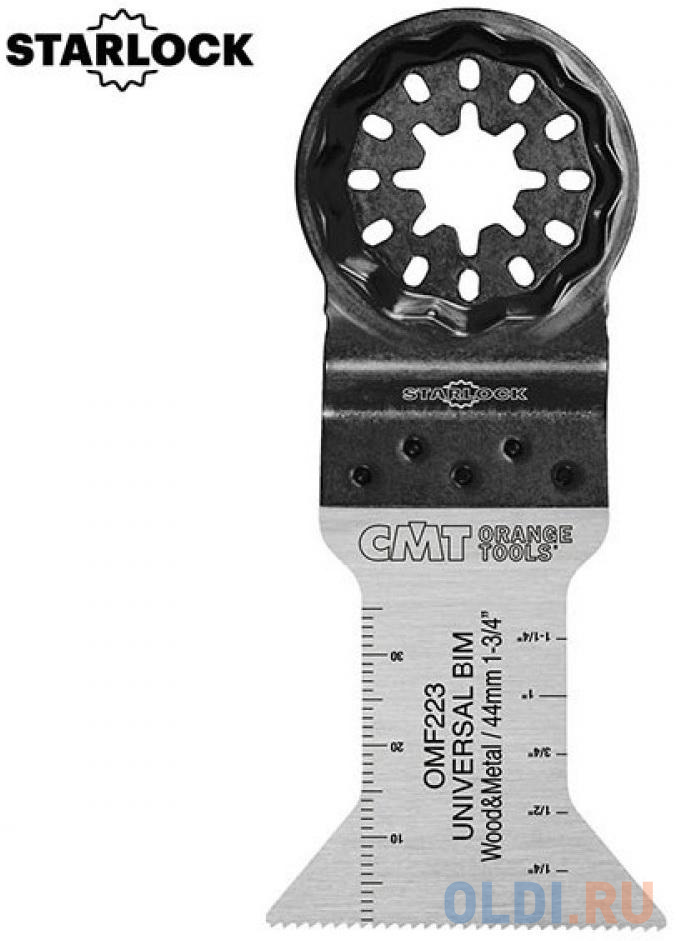 CMT Погружное пильное полотно 44 мм BIM STARLOCK OMF223-X1