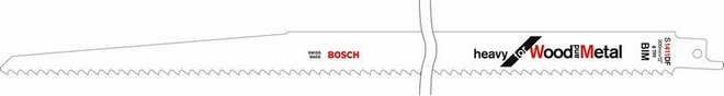 

Полотно для сабельной пилы BOSCH S 1411 DF (2.608.654.834) дер/мет 300мм, BIM, 6зуб/дюйм, 2шт.