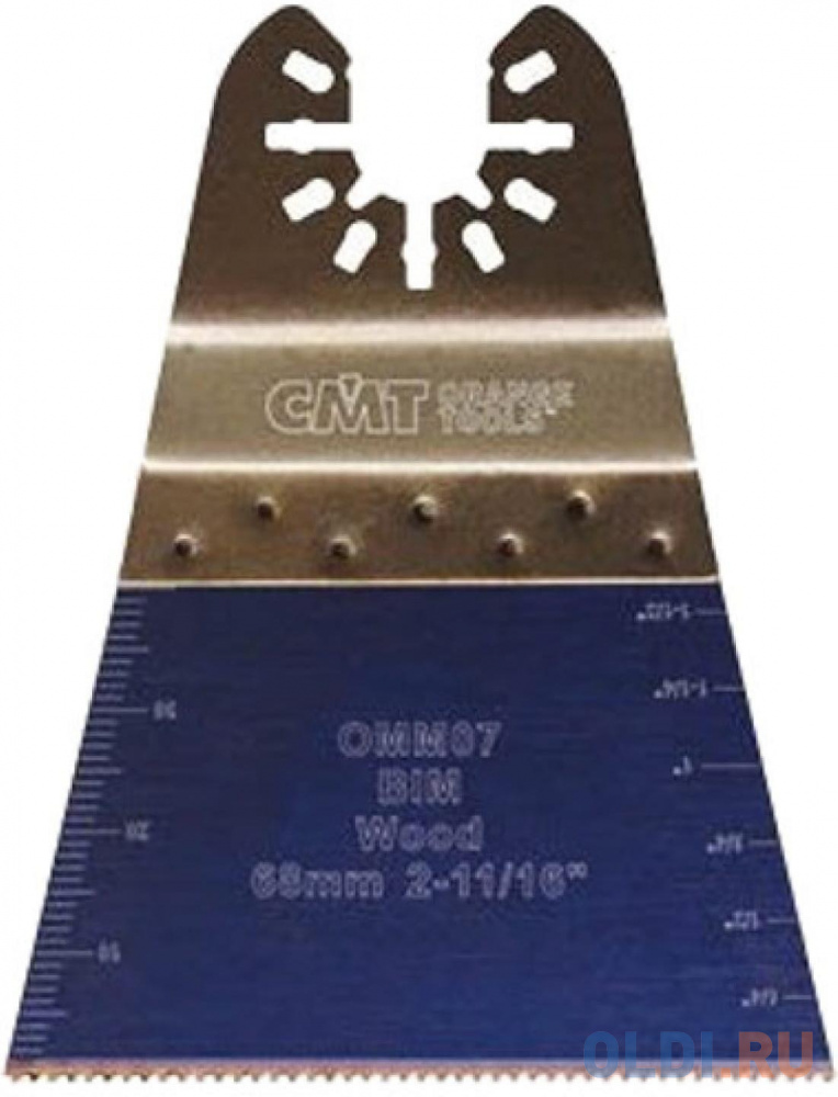 Погружное пильное полотно  "extra-long"  68 мм для древесины (5 штук) CMT, размер 68 x 40 мм