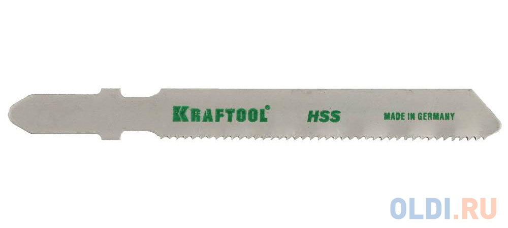 Полотна KRAFTOOL, T118B, для эл/лобзика, HSS, по металлу (1,5-5мм), EU-хвост., шаг 2мм, 55мм, 2шт 159551-2 - фото 1