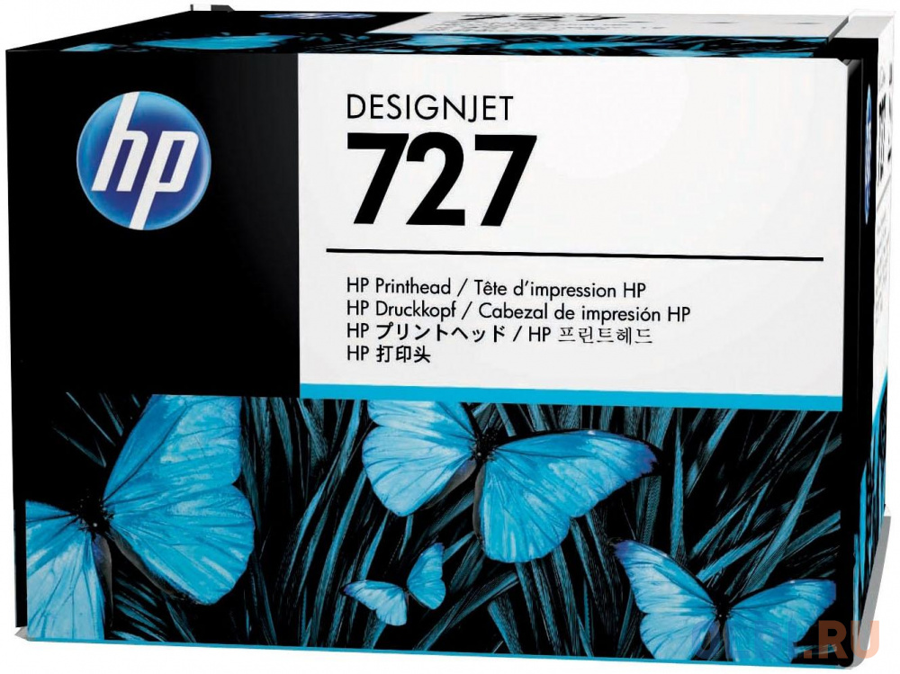 Печатающая головка HP B3P06A №727 для HP Designjet T920/T1500 ePrinter series печатающая головка hp ch648a 761 для hp designjet t7100 матовый