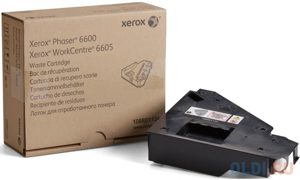 Контейнер для отработанного тонера Xerox 108R01124 для P6600/WC 6605 контейнер hitt герметичный конусный 0 77 л