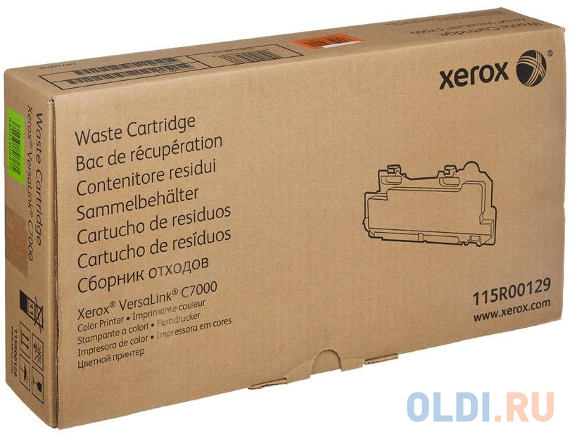 Контейнер для отработанного тонера Xerox 115R00129 контейнер для отработанного тонера konica minolta бункер для отработанного тонера konica minolta bizhub 224 284 308 364 368 454 458 554 558 c224 c284