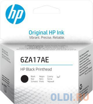 Печатающая головка HP 6ZA17AE черный для HP SmartTank 500/600 SmartTankPlus 550/570/650 печатающая головка hp n771 ce019a