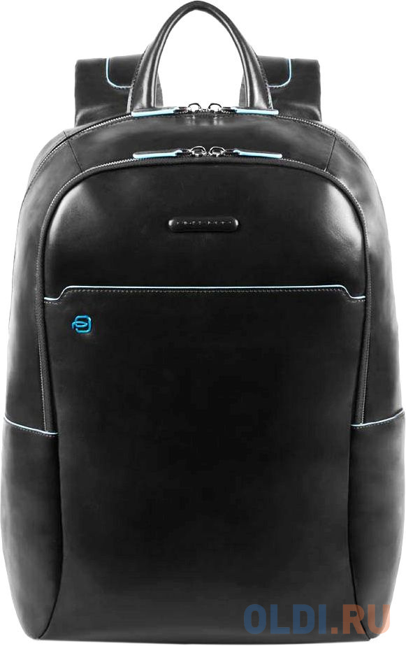 Рюкзак Piquadro Blue Square CA4762B2/N черный натур.кожа сумка для ноутбука piquadro blue square ca4021b2 mo коричневый натур кожа