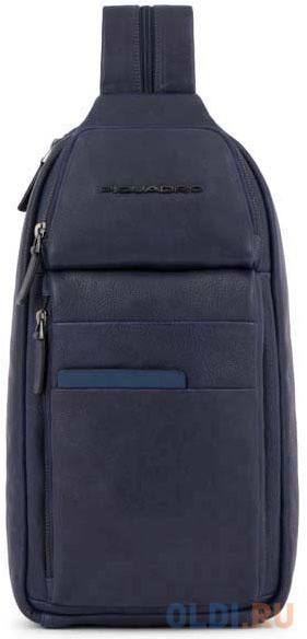 Рюкзак слинг Piquadro Paavo CA6027S122/BLU синий кожа CA6027S122/BLU - фото 1