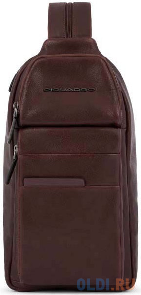 Рюкзак слинг Piquadro Paavo CA6027S122/TM темно-коричневый кожа CA6027S122/TM - фото 1