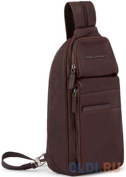 Рюкзак слинг Piquadro Paavo CA6027S122/TM темно-коричневый кожа CA6027S122/TM - фото 7