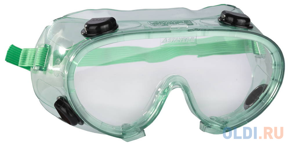 Очки STAYER 2-11026  защитные самосборные закрытого типа с непрямой вентиляцией поликарбонатные