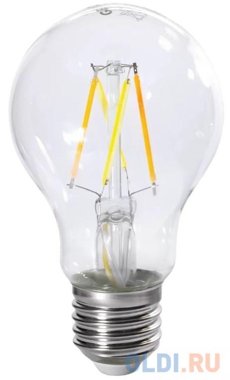 Умная LED лампа GEOZON филамент /E27/A60/5.5W/2200K-5500K/Wi-Fi/AC 220-250В, 50/60Гц/500lm/transparent GSH-SLF01 зубная щётка geozon tourist g hl02wht белый
