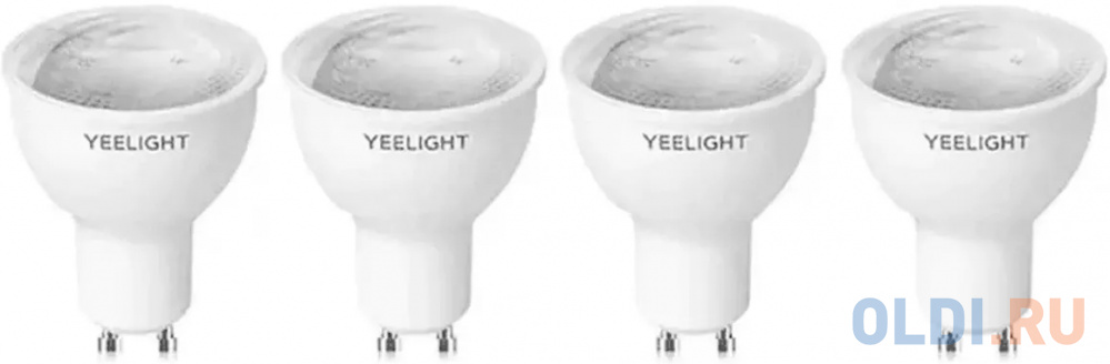Умная лампа Yeelight GU10 Smart bulb W1, размер 50 х 60 х 50 мм