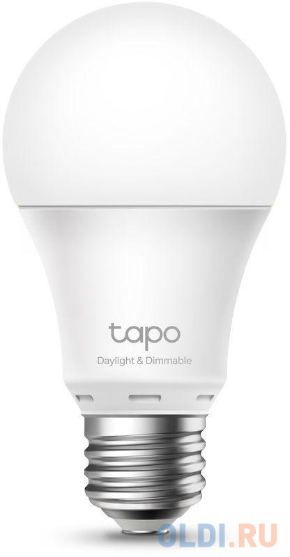 Умная лампа TP-Link Tapo L520E E27 8.7Вт 806lm Wi-Fi (упак.:1шт) умная лампа yeelight essential w3 e27 8вт 900lm wi fi упак 1шт yldp007