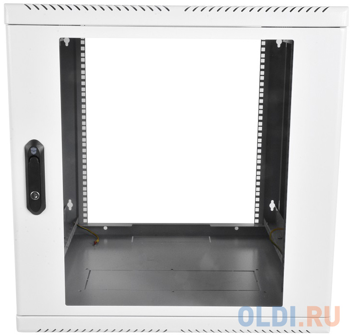 Шкаф телекоммуникационный настенный разборный 9U (600х520), съемные стенки, дверь стекло фото